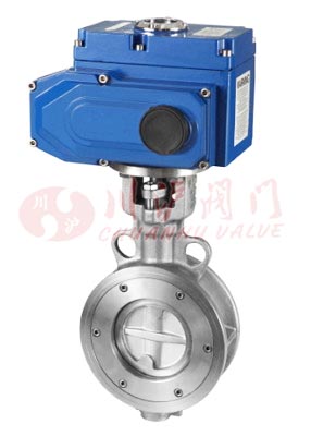 D973H電動(dòng)對夾蝶閥