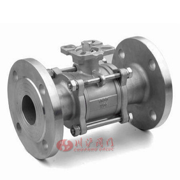 三片式高平臺(tái)法蘭球閥