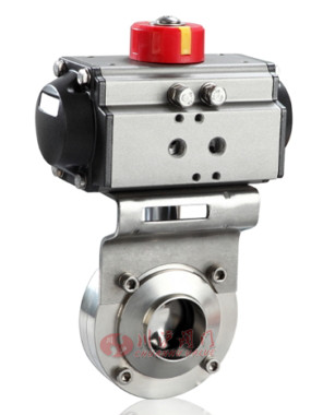 氣動(dòng)衛(wèi)生級焊接蝶閥