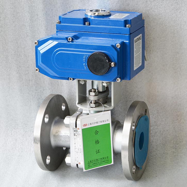 不銹鋼開關型球閥實物圖