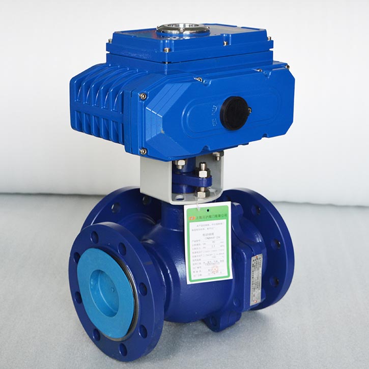 電動(dòng)三通球閥實(shí)物圖