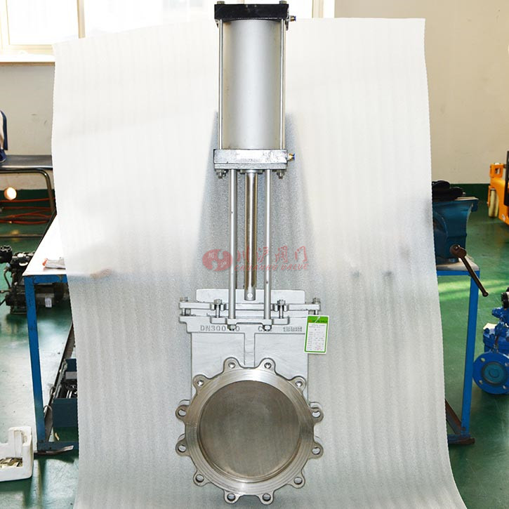 氣動插板閥實物圖